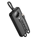 Зображення Зовнішній акумулятор Power Bank Hoco J132 Sabio 10000mAh Black (6942007632577) QC3.0, PD20W, 2 cable Фото Зовнішній акумулятор Power Bank Hoco J132 Sabio 10000mAh Black (6942007632577) QC3.0, PD20W, 2 cable