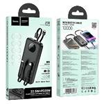 Зображення Зовнішній акумулятор Power Bank Hoco J132 Sabio 10000mAh Black (6942007632577) QC3.0, PD20W, 2 cable #1 Фото Зовнішній акумулятор Power Bank Hoco J132 Sabio 10000mAh Black (6942007632577) QC3.0, PD20W, 2 cable #1