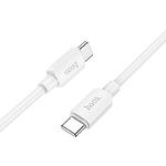 Фото Кабель HOCO X96 White (6931474799128) Type-C/Type-C, 1м, 60W, PVC