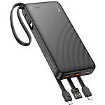 Фото Зовнішній акумулятор Power Bank Hoco J146 Night tide 10000mAh Black (6942007645898) 10W, 4 cables #2