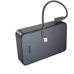 Фото Зовнішній акумулятор Power Bank Hoco J170A 20000mAh Gray (6942007672702) QC, 22.5W, cable Type-C #2