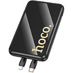 Фото Зовнішній акумулятор Power Bank Hoco Q37 10000mAh Black (6942007644914) QC,20W,cbl Lightning+Type-C #4
