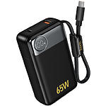 Зображення Зовнішній акумулятор Power Bank Hoco Q53 Skillful 12000mAh Black (6942007672597) QC3.0,PD65W,cable C #2 Фото Зовнішній акумулятор Power Bank Hoco Q53 Skillful 12000mAh Black (6942007672597) QC3.0,PD65W,cable C #2