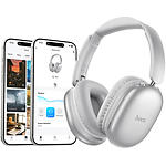 Фото HOCO W73 Graceful Silver (6942007674874) Bluetooth 6.0 гарнітура з оголов'ям #4