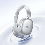 Фото HOCO W73 Graceful Silver (6942007674874) Bluetooth 6.0 гарнітура з оголов'ям #5