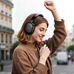 Зображення HOCO W73 Graceful Black (6942007674867) Bluetooth 6.0 гарнітура з оголов'ям #3 Фото HOCO W73 Graceful Black (6942007674867) Bluetooth 6.0 гарнітура з оголов'ям #3