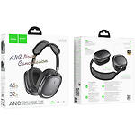 Зображення HOCO W68 Calma Metal Gray (6942007674003) Bluetooth 6.0 гарнітура з оголов'ям, ANC noise-canceling #1 Фото HOCO W68 Calma Metal Gray (6942007674003) Bluetooth 6.0 гарнітура з оголов'ям, ANC noise-canceling #1