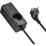 Фото Фільтр-подовжувач мережевий HOCO NS9 2м Black, 1-EU, CHARGER 3*USB-C+USB-A, QC,PD67W (6942007638494) #2