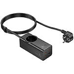Фото Фільтр-подовжувач мережевий HOCO NS9 2м Black, 1-EU, CHARGER 3*USB-C+USB-A, QC,PD67W (6942007638494) #6