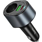 Фото Автомобільний зарядний пристрій Hoco Z56 Black (6942007633031) USB-A + USB-C, QC3.0, PD35W #2
