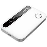Фото Модем/Маршрутизатор HOCO HI41 White, N150 WiFi6-3G/4G LTE, 2.4GHz, 1 micro-sim, акумулятор 2100 мАг #2