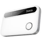 Фото Модем/Маршрутизатор HOCO HI41 White, N150 WiFi6-3G/4G LTE, 2.4GHz, 1 micro-sim, акумулятор 2100 мАг #3
