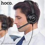 Фото HOCO W112 Pure Black (6942007645041) навушники з мікрофоном накладні #6