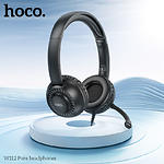 Фото HOCO W112 Pure Black (6942007645041) навушники з мікрофоном накладні #7