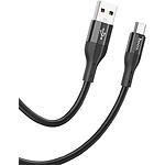 Фото Кабель HOCO X72 Black (6931474761798) USB/Type-C, 1м, 3A, silicone
