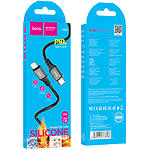 Фото Кабель HOCO X86 Black (6931474777898) Type-C/Lightning, 1м, 20W, silicone #1