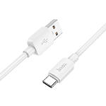 Зображення Кабель HOCO X96 White (6931474799098) USB/Type-C, 1м, 3A, PD27W, PVC Фото Кабель HOCO X96 White (6931474799098) USB/Type-C, 1м, 3A, PD27W, PVC