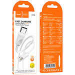 Зображення Кабель HOCO X114 White (6942007647090) USB/Type-C, 1м, 3A, PVC #1 Фото Кабель HOCO X114 White (6942007647090) USB/Type-C, 1м, 3A, PVC #1