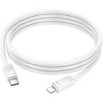 Зображення Кабель HOCO X114 White (6942007647038) USB/Lightning, 1м, 3A, 27W, PVC #2 Фото Кабель HOCO X114 White (6942007647038) USB/Lightning, 1м, 3A, 27W, PVC #2