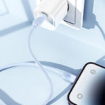 Зображення Кабель HOCO X114 White (6942007647038) USB/Lightning, 1м, 3A, 27W, PVC #4 Фото Кабель HOCO X114 White (6942007647038) USB/Lightning, 1м, 3A, 27W, PVC #4