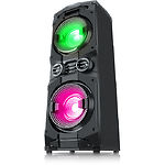Фото REAL-EL S-2005 Black (EL121600033) акустична система 2*250 Вт, BT, AUX, USB, FM, TWS, RGB