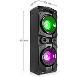 Фото REAL-EL S-2005 Black (EL121600033) акустична система 2*250 Вт, BT, AUX, USB, FM, TWS, RGB #11