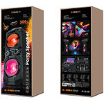 Фото REAL-EL S-2005 Black (EL121600033) акустична система 2*250 Вт, BT, AUX, USB, FM, TWS, RGB #1