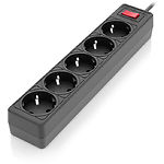 Зображення Фільтр-подовжувач мережевий REAL-EL RS-Protect 505 3м Black (EL122300045) 5 розеток #11 Фото Фільтр-подовжувач мережевий REAL-EL RS-Protect 505 3м Black (EL122300045) 5 розеток #11