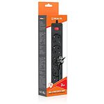 Зображення Фільтр-подовжувач мережевий REAL-EL RS-Protect 505 3м Black (EL122300045) 5 розеток #2 Фото Фільтр-подовжувач мережевий REAL-EL RS-Protect 505 3м Black (EL122300045) 5 розеток #2