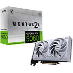 Фото Відеокарта MSI GeForce RTX5060 8GB (RTX 5060 8G VENTUS 2X OC WHITE)