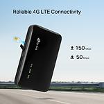 Фото Модем/Маршрутизатор TP-Link M7005, WiFi-3G/4G LTE, 802.11b/g/n,1 sim card slot, акумулятор 2400 мАг #5