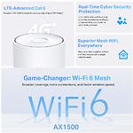 Зображення Маршрутизатор/Mesh-система TP-Link DECO X10-4G (DECO-X10-4G-1-PACK) WIFI AX1500,3G/4G LTE,1 slot SIM #2 Фото Маршрутизатор/Mesh-система TP-Link DECO X10-4G (DECO-X10-4G-1-PACK) WIFI AX1500,3G/4G LTE,1 slot SIM #2