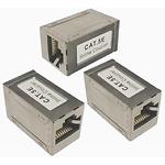 Фото З'єднувач KINGDA (KD-CB42S-C5e) для витої пари RJ45-RJ45, кат.5e, STP #1