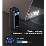 Фото Зовнішній акумулятор Power Bank Choetech B815C Black, 20000mAh, 130W, QC3.0, PD 100W #4