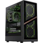 Корпус GAMEMAX Aeris 330 GB Black, Micro-ATX, Tempered Glass, Front Glass, без БЖ - фото
