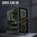 Зображення Корпус GAMEMAX Aeris 330 GB Black, Micro-ATX, Tempered Glass, Front Glass, без БЖ #1 Фото Корпус GAMEMAX Aeris 330 GB Black, Micro-ATX, Tempered Glass, Front Glass, без БЖ #1