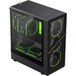Зображення Корпус GAMEMAX Aeris 330 GB Black, Micro-ATX, Tempered Glass, Front Glass, без БЖ #7 Фото Корпус GAMEMAX Aeris 330 GB Black, Micro-ATX, Tempered Glass, Front Glass, без БЖ #7
