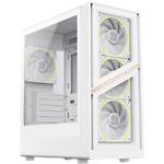 Фото Корпус GAMEMAX Aeris 330 GW White, Micro-ATX, Tempered Glass, Front Glass, без БЖ #6