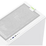 Фото Корпус GAMEMAX Aeris 330 GW White, Micro-ATX, Tempered Glass, Front Glass, без БЖ #12