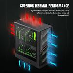 Зображення Корпус GAMEMAX Aeris 330 MB Black, Micro-ATX, Tempered Glass, Front Mesh, без БЖ #4 Фото Корпус GAMEMAX Aeris 330 MB Black, Micro-ATX, Tempered Glass, Front Mesh, без БЖ #4