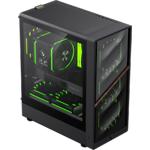 Зображення Корпус GAMEMAX Aeris 330 MB Black, Micro-ATX, Tempered Glass, Front Mesh, без БЖ #7 Фото Корпус GAMEMAX Aeris 330 MB Black, Micro-ATX, Tempered Glass, Front Mesh, без БЖ #7
