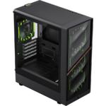Зображення Корпус GAMEMAX Aeris 330 MB Black, Micro-ATX, Tempered Glass, Front Mesh, без БЖ #8 Фото Корпус GAMEMAX Aeris 330 MB Black, Micro-ATX, Tempered Glass, Front Mesh, без БЖ #8
