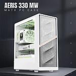 Зображення Корпус GAMEMAX Aeris 330 MW White, Micro-ATX, Tempered Glass, Front Mesh, без БЖ #1 Фото Корпус GAMEMAX Aeris 330 MW White, Micro-ATX, Tempered Glass, Front Mesh, без БЖ #1