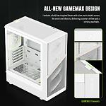 Зображення Корпус GAMEMAX Aeris 330 MW White, Micro-ATX, Tempered Glass, Front Mesh, без БЖ #2 Фото Корпус GAMEMAX Aeris 330 MW White, Micro-ATX, Tempered Glass, Front Mesh, без БЖ #2