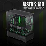 Зображення Корпус GAMEMAX Vista 2 MB, Micro-ATX, Tempered Glass, Mesh, без БЖ #1 Фото Корпус GAMEMAX Vista 2 MB, Micro-ATX, Tempered Glass, Mesh, без БЖ #1