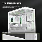 Фото Корпус GAMEMAX Vista 2 MW, Micro-ATX, Tempered Glass, Mesh, без БЖ #2