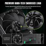 Зображення Вентилятор 120мм GAMEMAX Tornado T12 ARGB-R, 3pin + 4pin PWM, Reverse #5 Фото Вентилятор 120мм GAMEMAX Tornado T12 ARGB-R, 3pin + 4pin PWM, Reverse #5