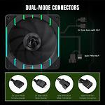 Зображення Вентилятор 120мм GAMEMAX Tornado T12 ARGB-R, 3pin + 4pin PWM, Reverse #6 Фото Вентилятор 120мм GAMEMAX Tornado T12 ARGB-R, 3pin + 4pin PWM, Reverse #6