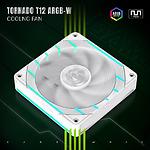 Зображення Вентилятор 120мм GAMEMAX Tornado T12 ARGB-W, 3pin + 4pin PWM #1 Фото Вентилятор 120мм GAMEMAX Tornado T12 ARGB-W, 3pin + 4pin PWM #1