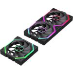 Зображення Вентилятор 120мм GAMEMAX FN12A-N2 WL Kit, Black, Набор 3 шт, 4pin + 3pin, ARGB, PWM #9 Фото Вентилятор 120мм GAMEMAX FN12A-N2 WL Kit, Black, Набор 3 шт, 4pin + 3pin, ARGB, PWM #9